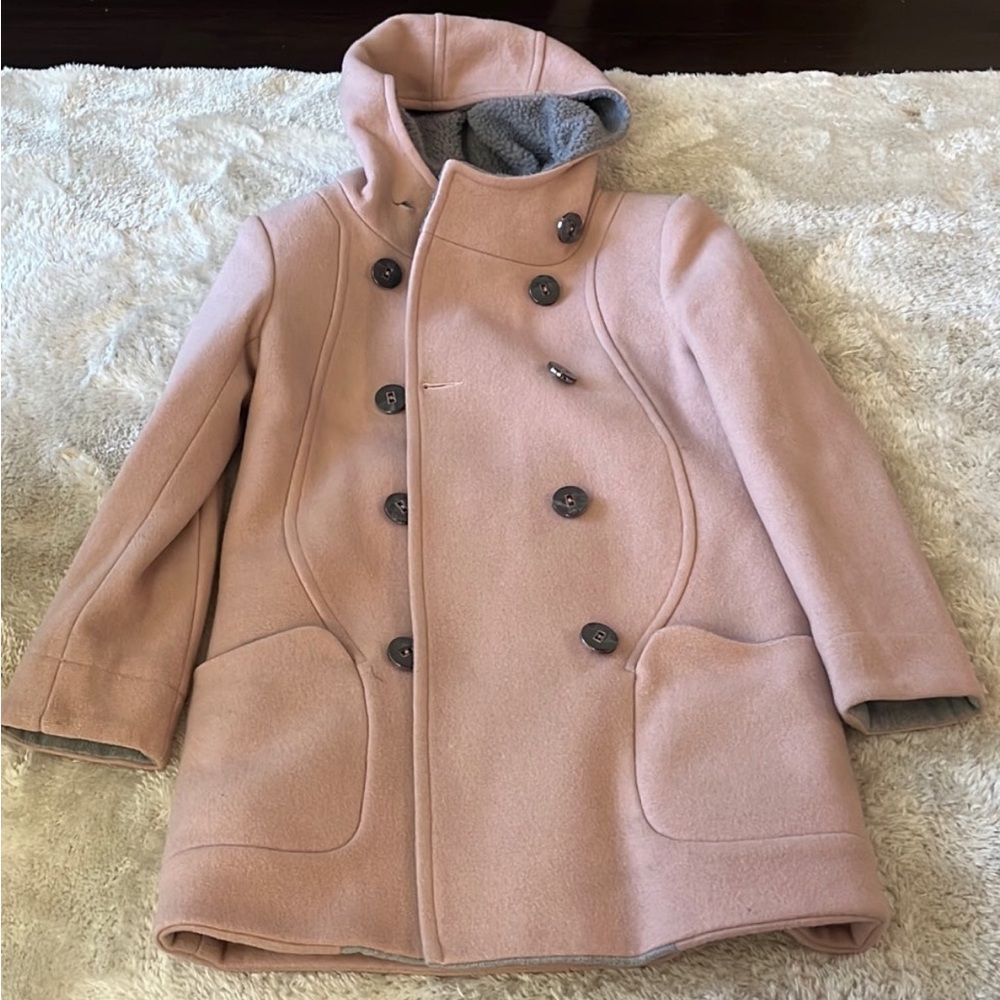 Pink Wool Coat